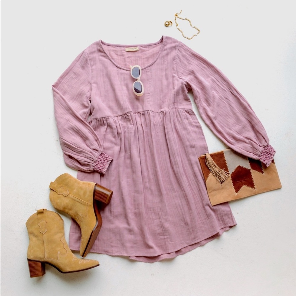 Spell Jesse Jane Tunic Dress in Orchid - Picture 1 of 3